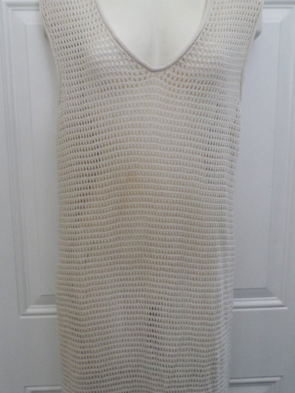 Loose-Knit Beach Dress sz., M - Picture 3 of 13